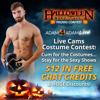 Promotion: It’s All Treats At The Adam4Adam Live Halloween Celebration!
