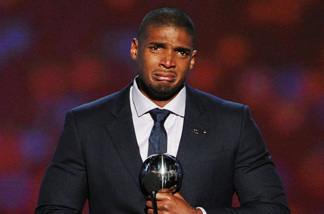 Sports : Michael Sam Honored At The ESPY Awards