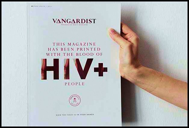 Health : A Magazine Printed With HIV/AIDS Blood