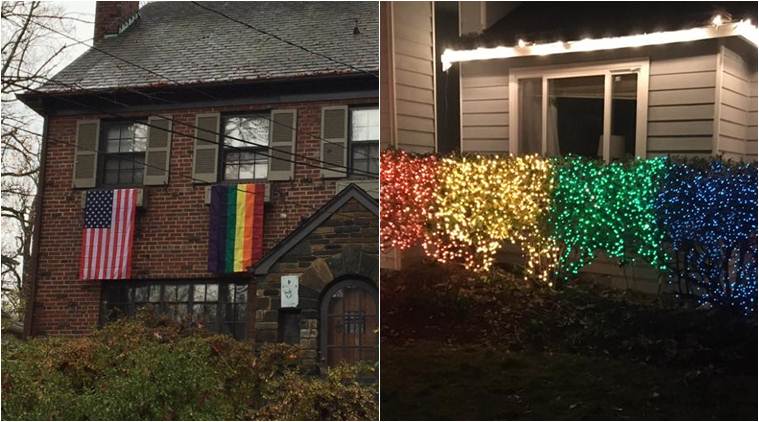 Equality : Rainbows Surround Pence DC Home