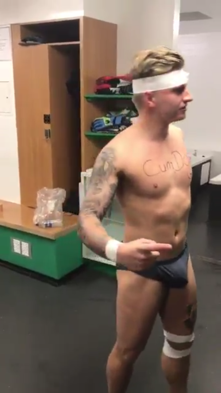 Watch This: Football Hottie Showcases Wrestling Talent (and Bulge)