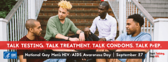 Health : September 27 is National Gay Men’s HIV/AIDS Awareness Day